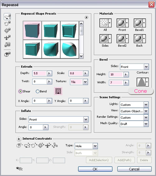 Skyscraper 3D step 1