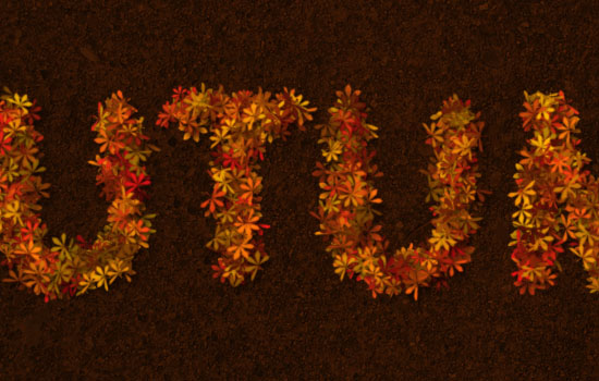 Efek Teks Autumn Colorful langkah 7