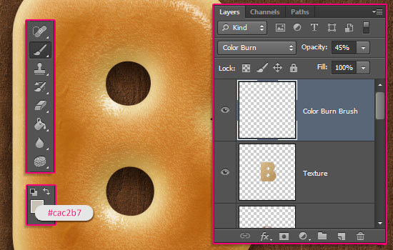 Delicious Bagels Text Effect step 10