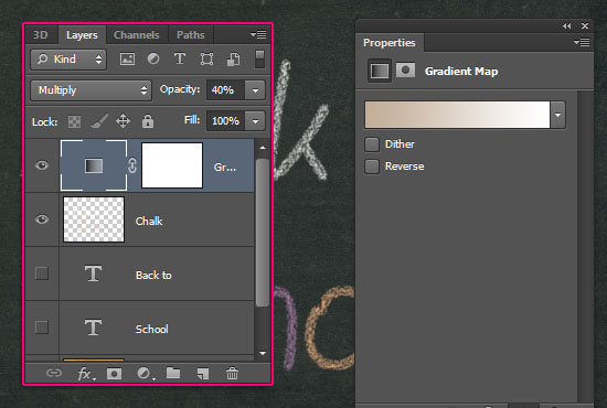 Chalk Text Effect step 6