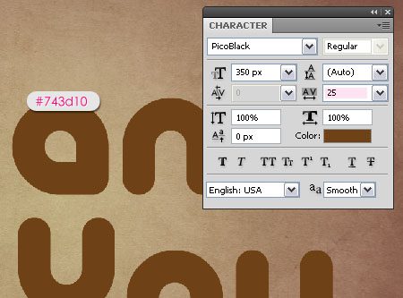 Chocolate Bar Text Effect step 3