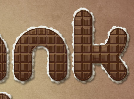 Chocolate Bar Text Effect step 6