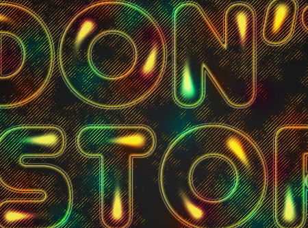 Colorful Retro Text Effect step 8