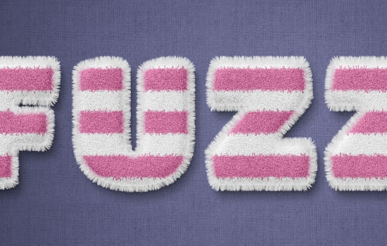 Striped Fuzzy Text Effect step 8