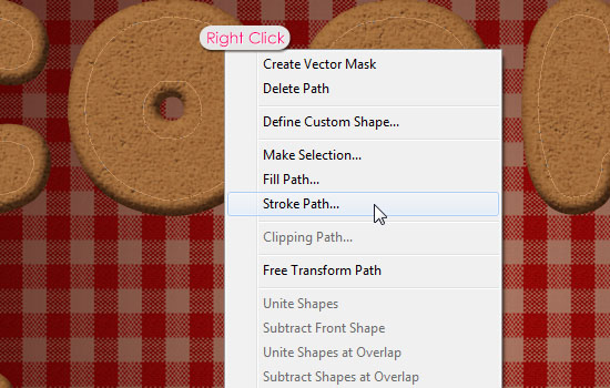 Gingerbread Cookies Text Effect step 6