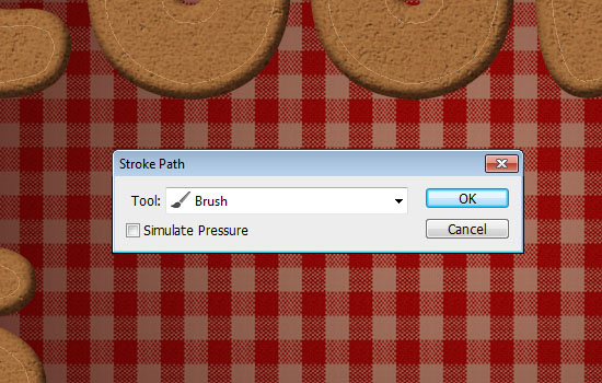 Gingerbread Cookies Text Effect step 6