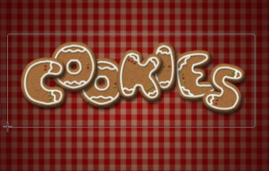 Gingerbread Cookies Text Effect step 10