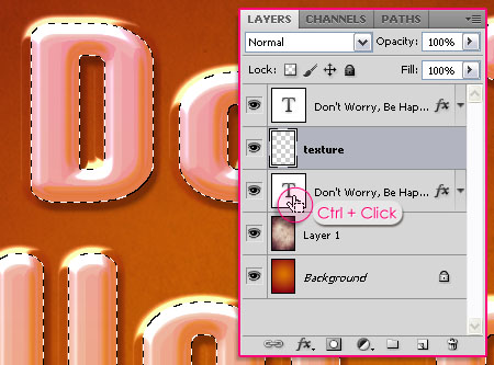 Glossy Encapsulated Text Effect step 4