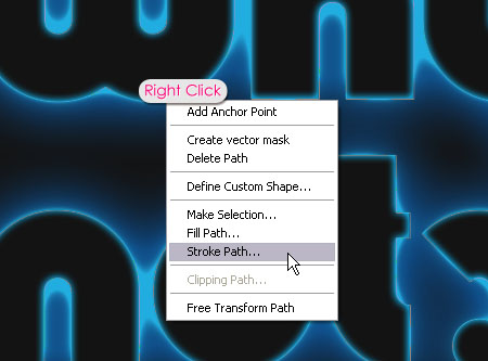 Glowing Polkadots Text Effect step 5
