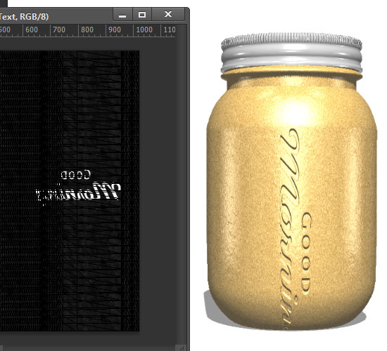 Jar Embossed Text Effect step 8