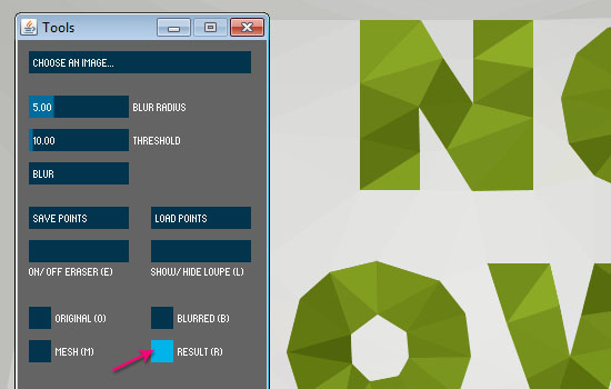 Low-Poly Text Effect step 4