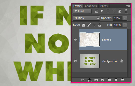 Low-Poly Text Effect step 5