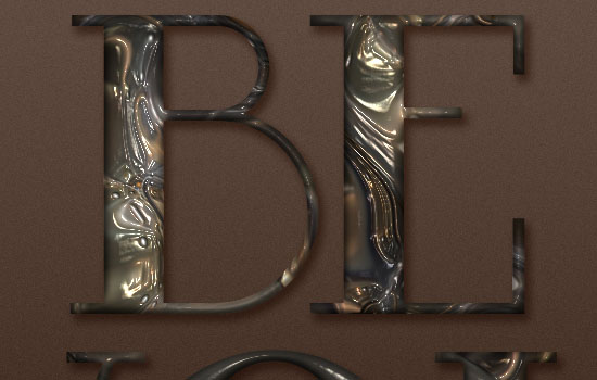 Metallic Marble Text Effect step 4