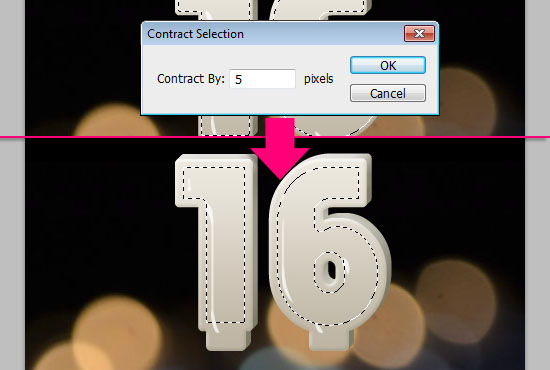 Number Candles Text Effect step 6
