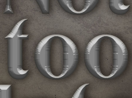 Old Decorated Metal Text Effect step 2