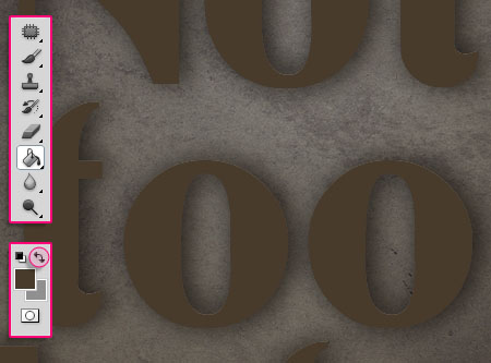 Old Decorated Metal Text Effect step 3