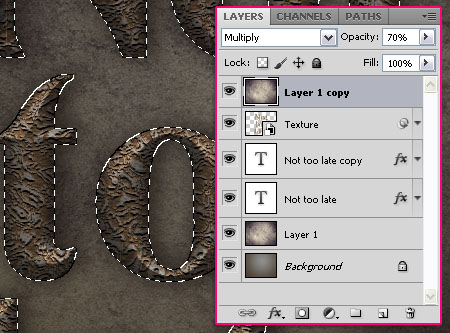 Old Decorated Metal Text Effect step 5