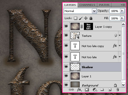 Old Decorated Metal Text Effect step 5