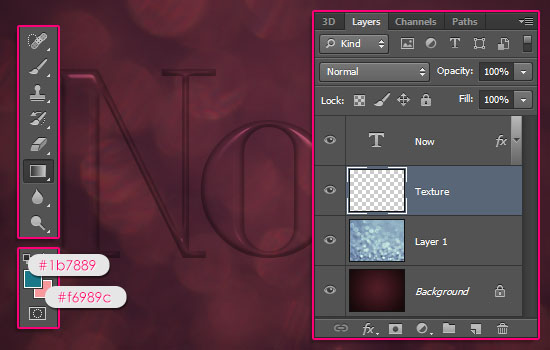 Ombre Text Effect step 4