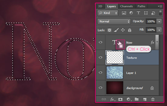 Ombre Text Effect step 4