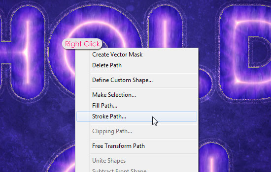 Purple Glow Text Effect step 6