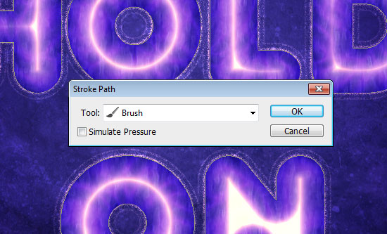 Purple Glow Text Effect step 6