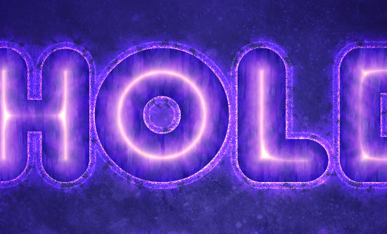 Purple Glow Text Effect step 6