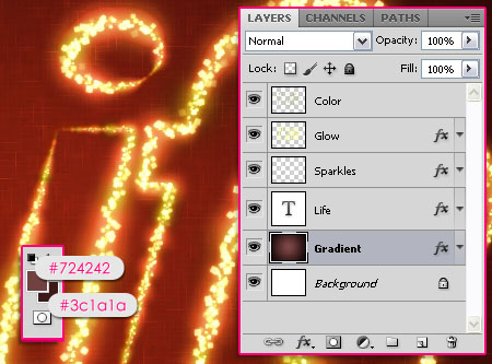 Shiny Sparkles Text Effect step 6