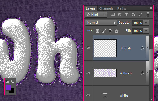 Snowy Festive Text Effect step 6