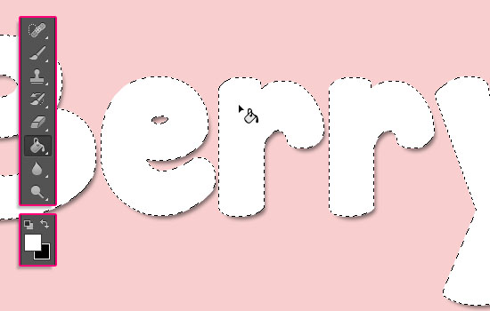 Strawberry Text Effect step 9