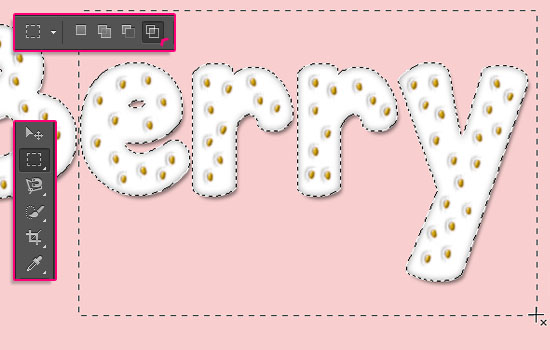 Strawberry Text Effect step 10