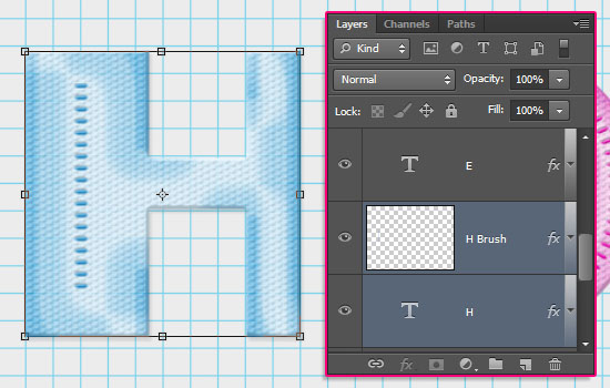 Textured Plastic Text Effect step 5