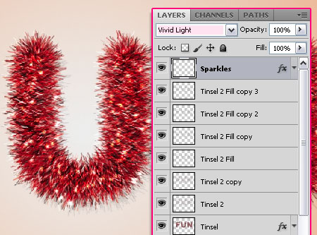 Bright Tinsel Text Effect step 6