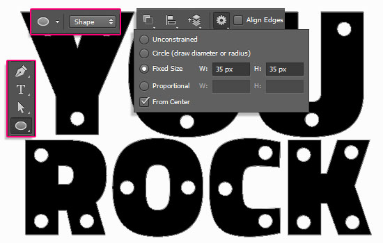 3D Layered Blocks Text Effect step 1