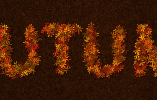 Colorful Autumn Text Effect step 7