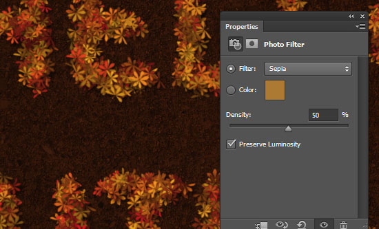 Colorful Autumn Text Effect step 8