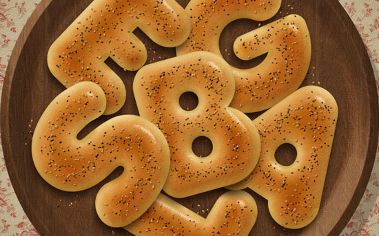 Delicious Bagels Text Effect