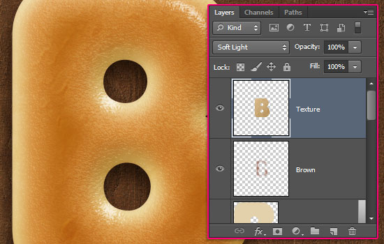 Delicious Bagels Text Effect step 9