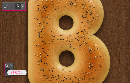 Delicious Bagels Text Effect step 13