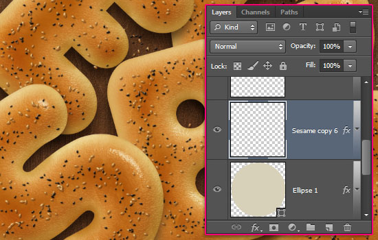 Delicious Bagels Text Effect step 14