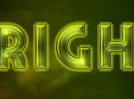 Bright Retro Text Effect step 5