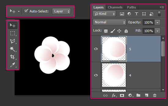 Cherry Blossoms Text Effect step 2