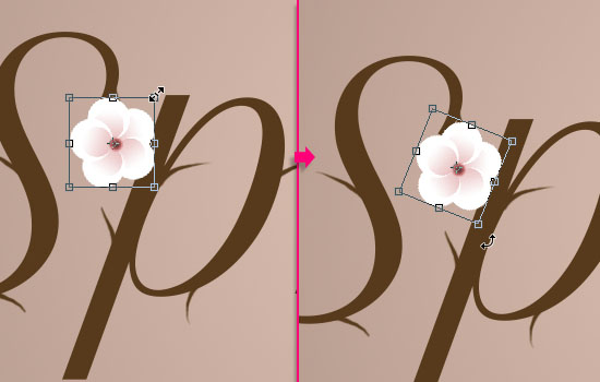 Cherry Blossoms Text Effect step 5