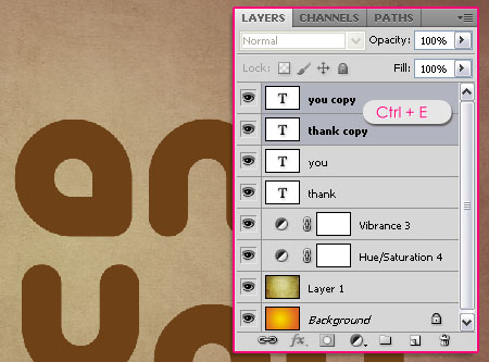 Chocolate Bar Text Effect step 3