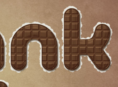 Chocolate Bar Text Effect step 5