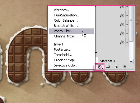 Chocolate Bar Text Effect step 10