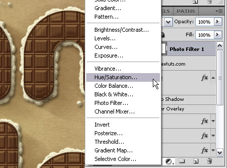 Chocolate Bar Text Effect step 10