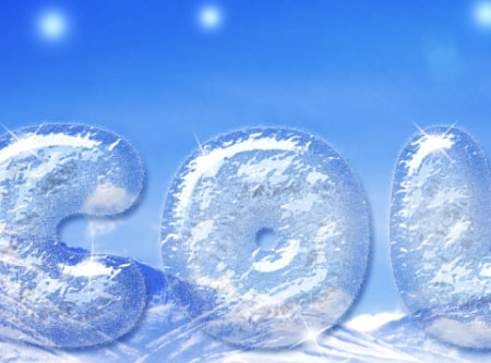 Cold Ice Text Effect step 5