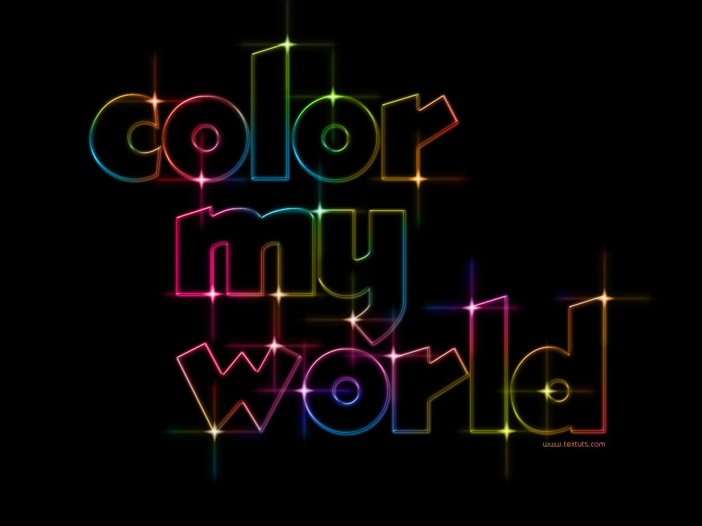 Colorful text