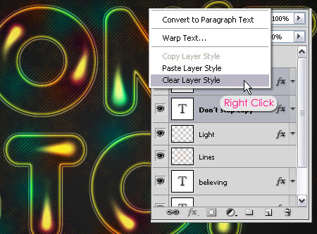 Colorful Retro Text Effect step 9